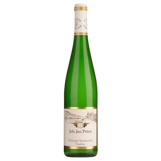 A bottle of 2023 Joh Jos Prüm Zeltinger Sonnenuhr Riesling Auslese 750ml White Wine