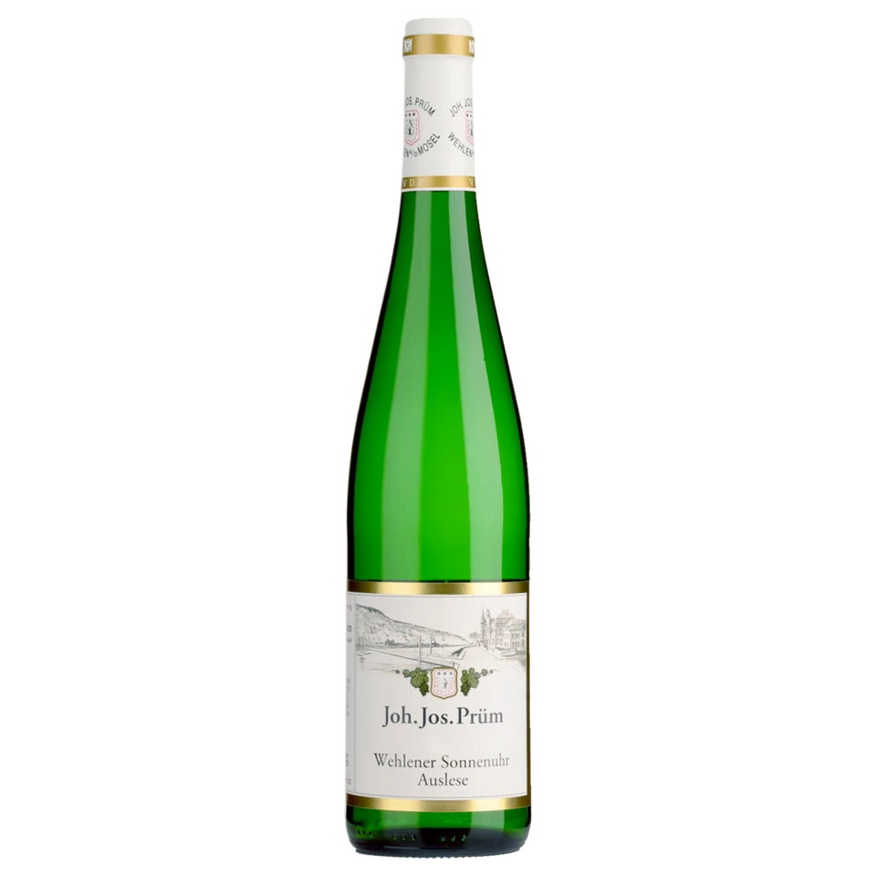 A bottle of 2023 Joh Jos Prüm Wehlener Sonnenuhr Riesling Auslese 750ml White Wine