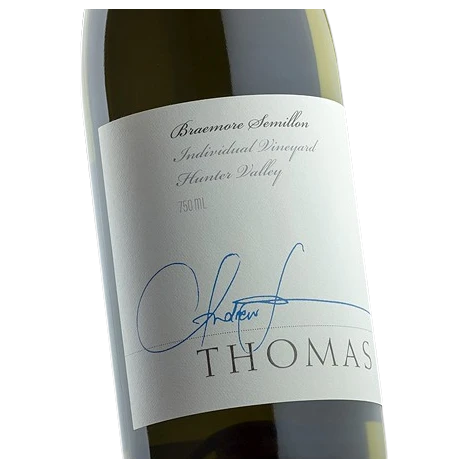 A bottle of 2024 Thomas Wines Braemore Semillon 750ml White Wine