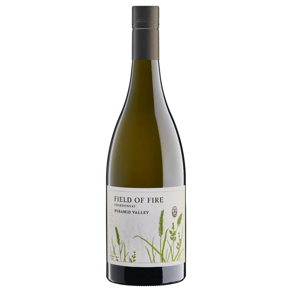 A bottle of 2022 Pyramid Valley Field of Fire Chardonnay 750ml White Wine