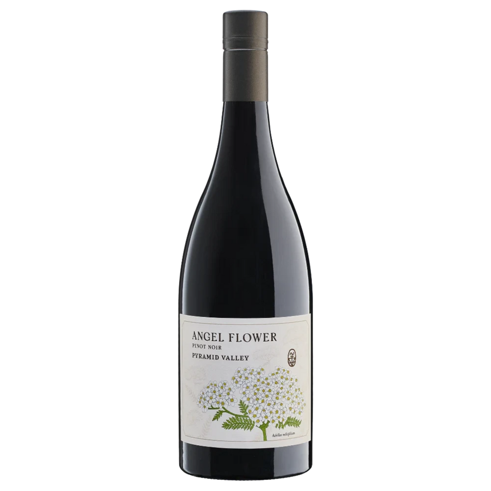 A bottle of 2022 Pyramid Valley Angel Flower Pinot Noir 750ml Red Wine