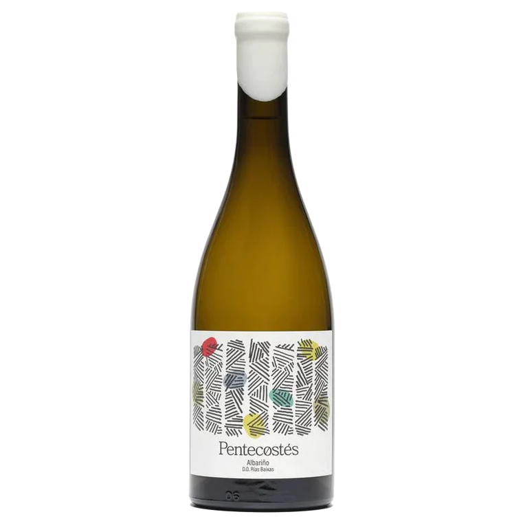 A bottle of 2023 Bodegas Pentecostés Rías Baixas Albariño 750ml Rose Wine