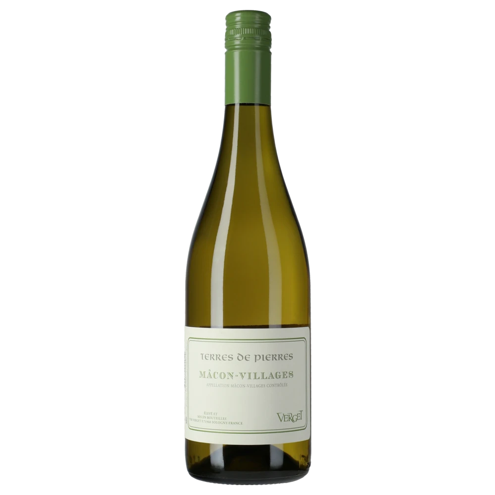 A bottle of 2022 Verget Macon Villages Terres de Pierres 750ml White Wine