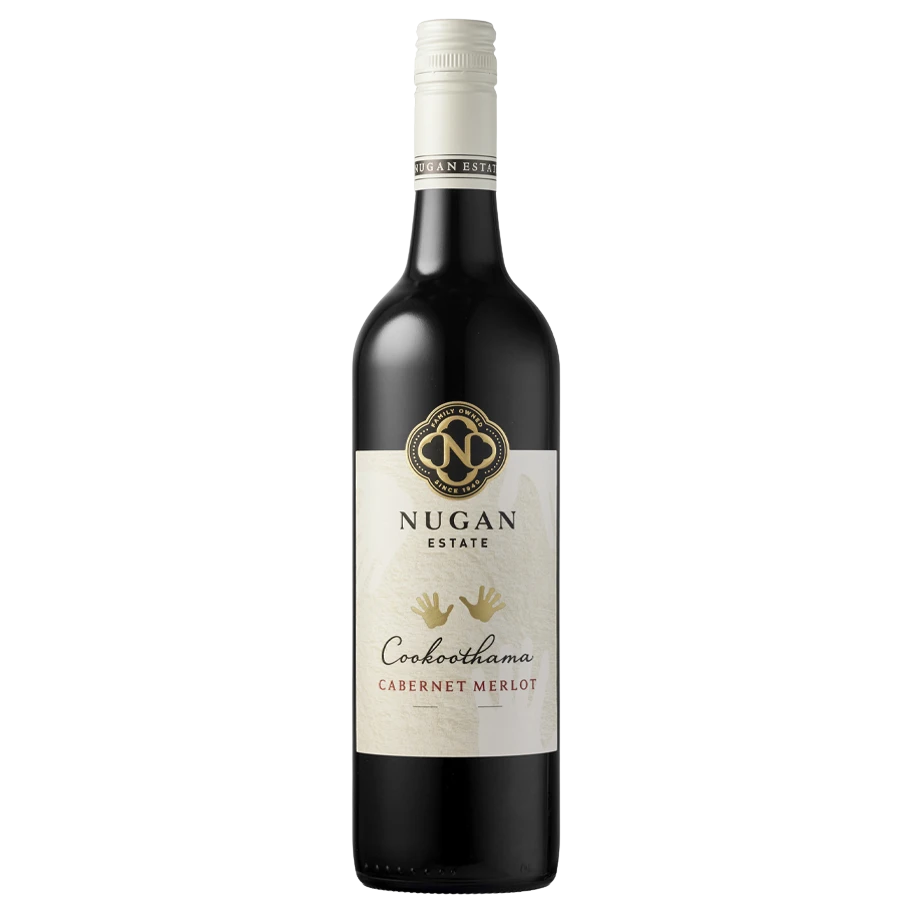 A bottle of 2023 Nugan Estate Cookoothama Cabernet Merlot 750ml Red Wine
