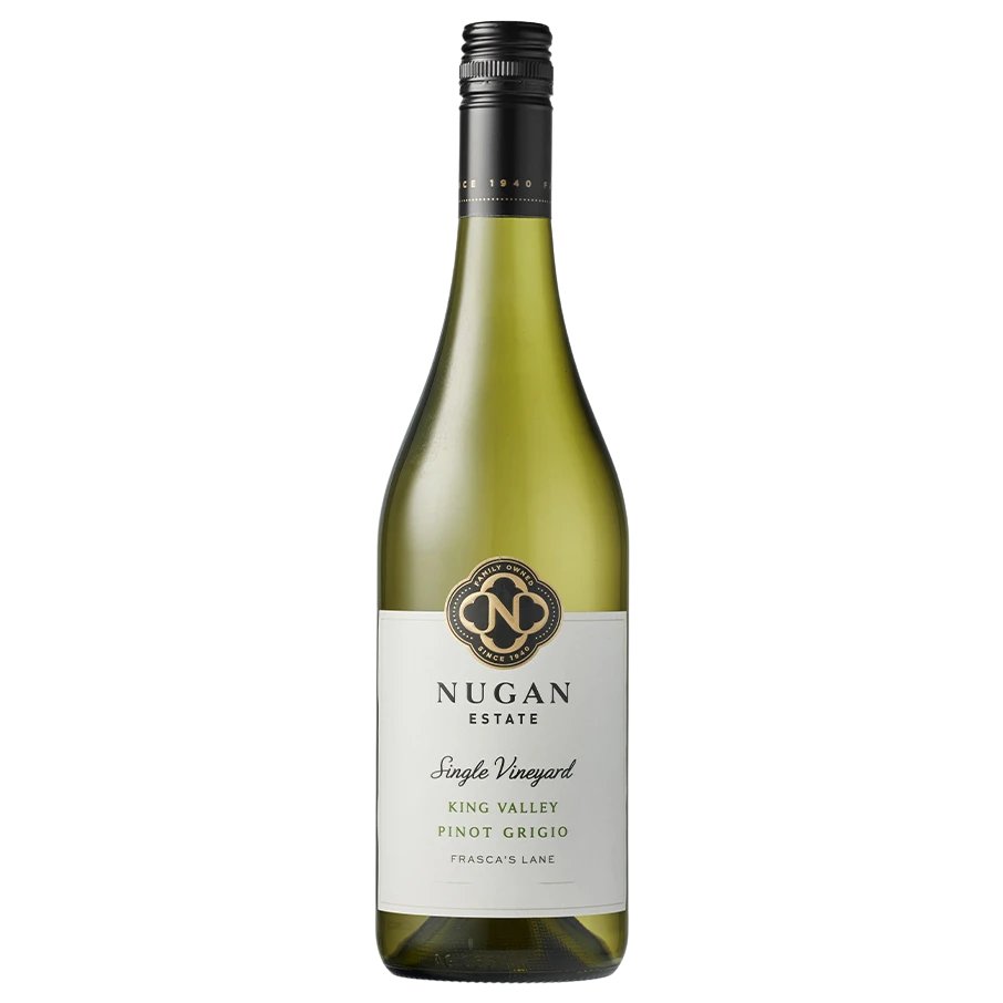 A bottle of 2023 Nugan Estate Single Vineyard King Valley Frasca's Lane Pinot Grigio 750ml White Wine