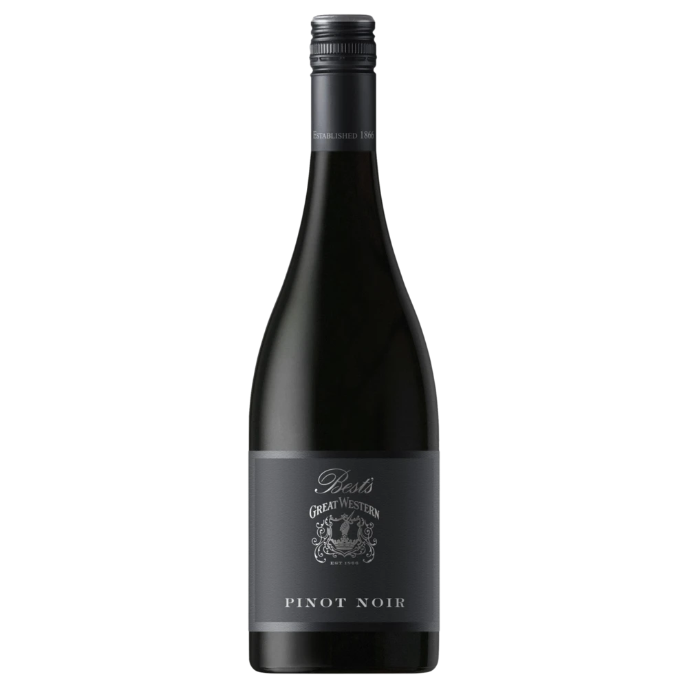 A bottle of 2023 Bests GW Pinot Noir Great Western 750ml Red Wine