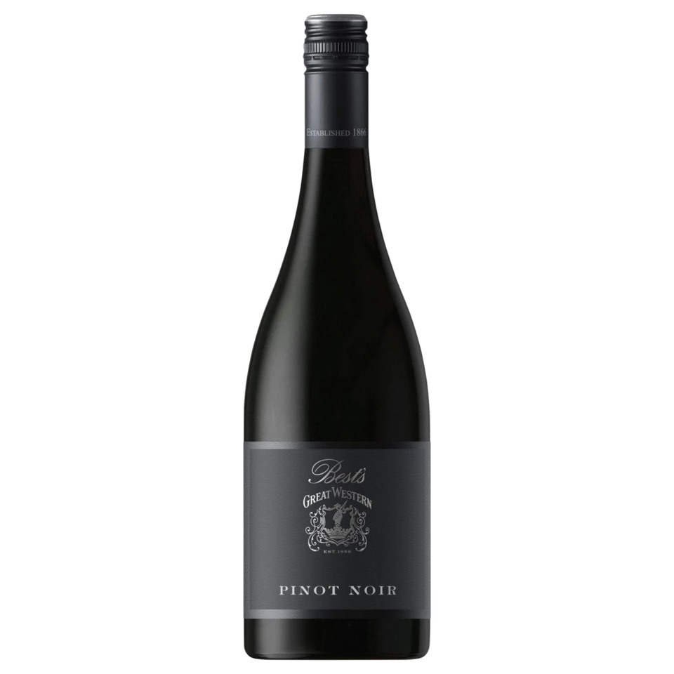 A bottle of 2023 Bests GW Pinot Noir Great Western 750ml Red Wine