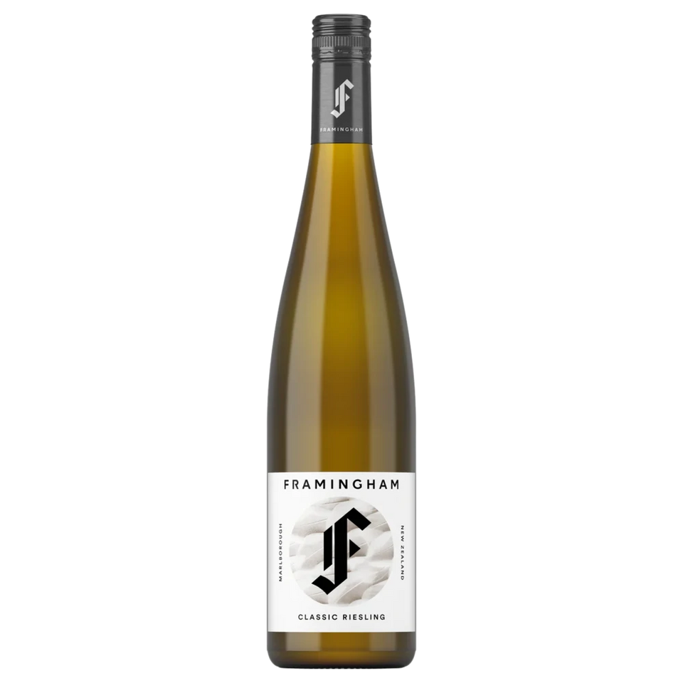 A bottle of 2023 Framingham Classic Riesling Marlborough 750ml White Wine