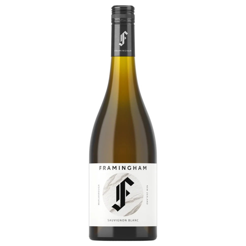 A bottle of 2023 Framingham Sauv Blanc Marlborough 750ml White Wine