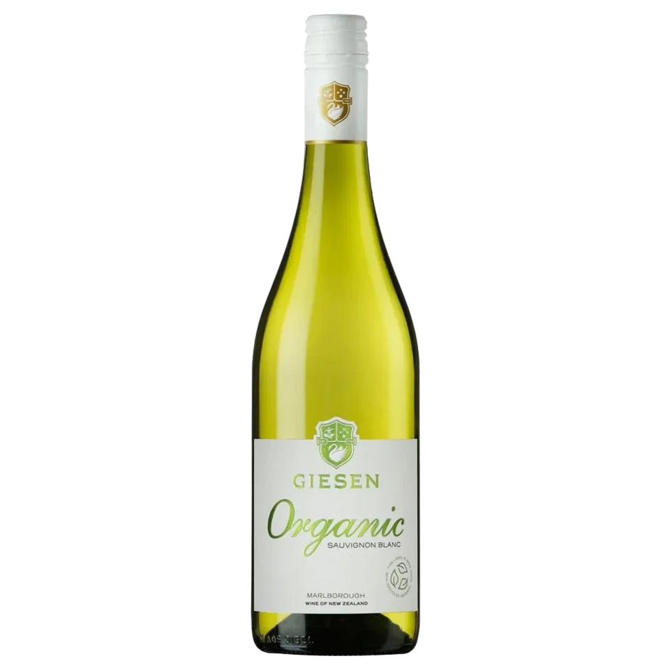 A bottle of 2023 Giesen Organic Sauv Blanc Marlborough 750ml White Wine