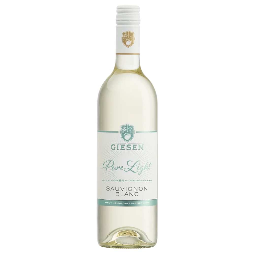 A bottle of 2023 Giesen Pure Light SauvBlanc Marlborough 750ml White Wine