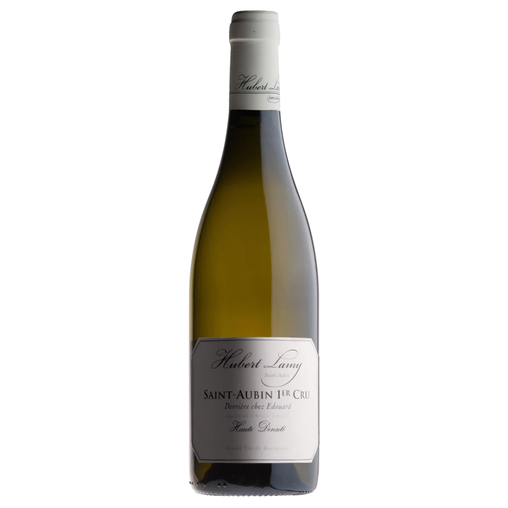 A bottle of 2022 Domaine Hubert Lamy Saint Aubin 1er Cru Derrière chez Edouard Cuvée Haute Densité 750ml White Wine