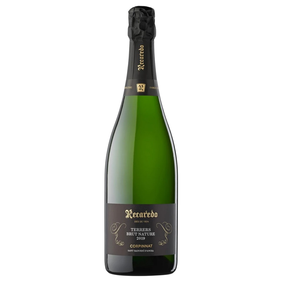 A bottle of 2019 Recaredo Terrers Corpinnat 750ml Sparkling Wine