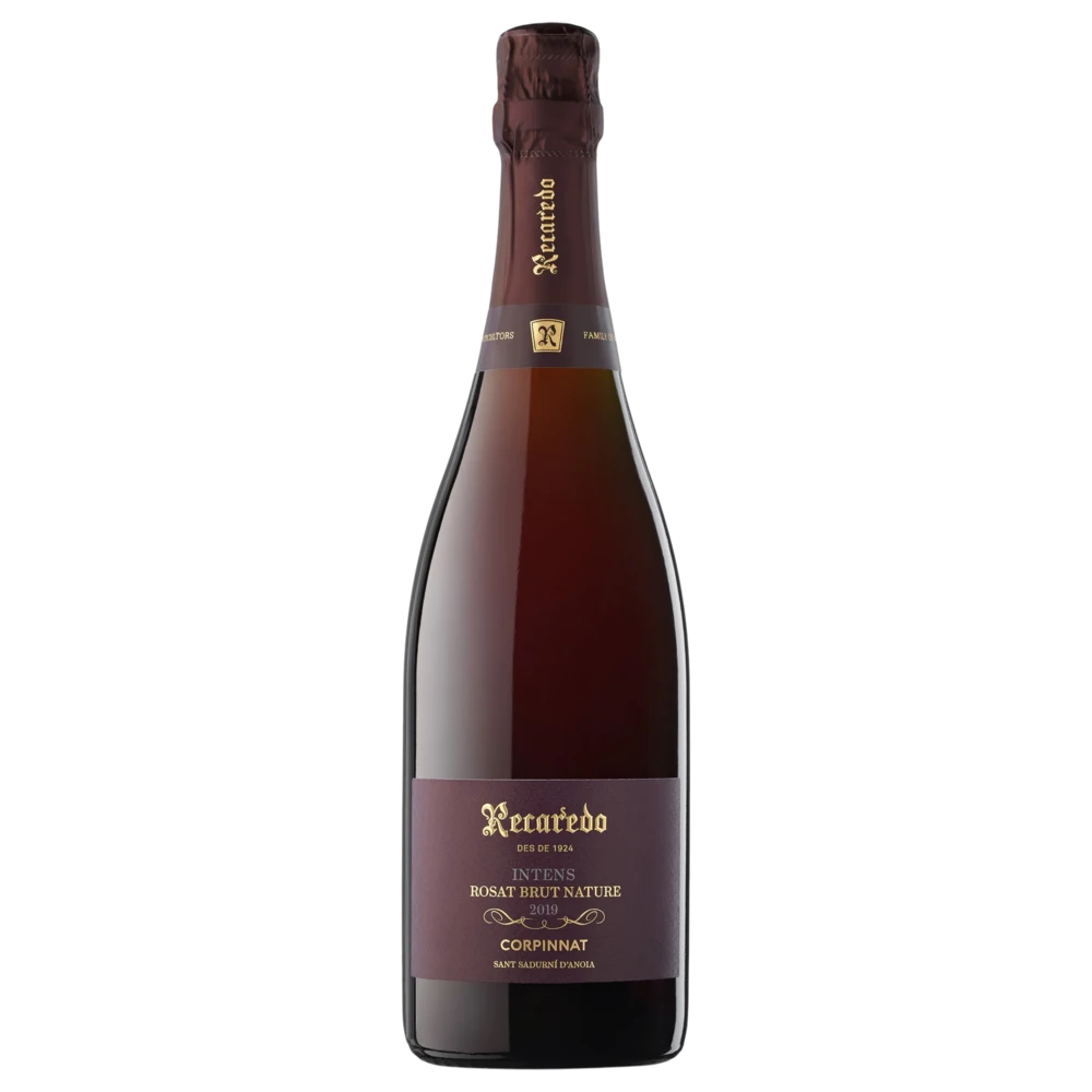 A bottle of 2019 Recaredo Intens Rosat Corpinnat 750ml Sparkling Wine