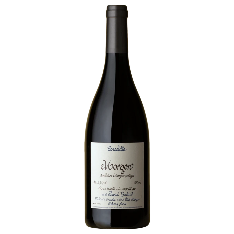A bottle of 2023 Domaine Daniel Bouland Morgon Corcelette 750ml Red Wine