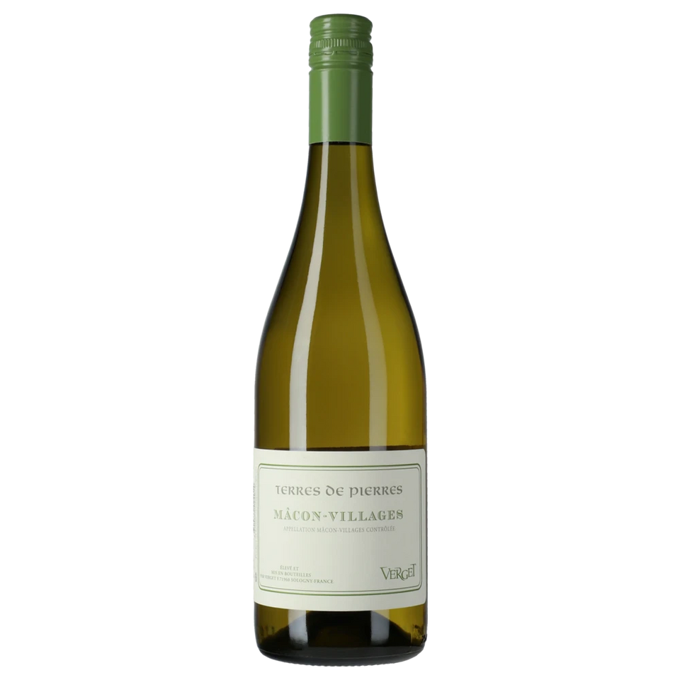A bottle of 2023 Verget Mâcon Villages Terres de Pierres 750ml Red Wine