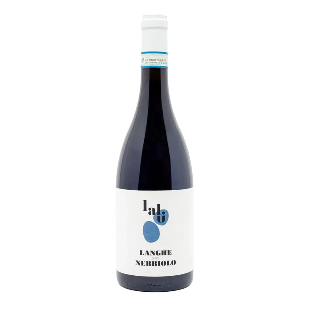 A bottle of 2022 Lalù Langhe Nebbiolo 750ml Red Wine