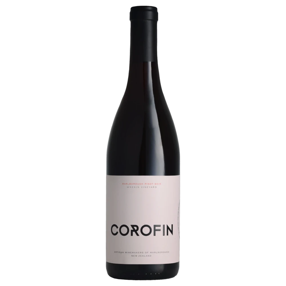 A bottle of 2022 Corofin Wrekin Vineyard Pinot Noir 750ml White Wine