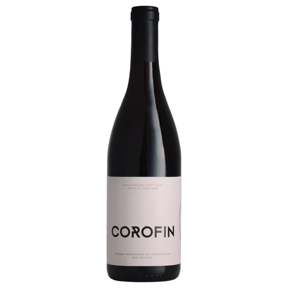A bottle of 2022 Corofin Wrekin Vineyard Pinot Noir 750ml White Wine