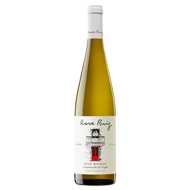 A bottle of 2023 Santiago Ruiz Rías Baixas Albariño Rosa Ruiz 750ml Rose Wine