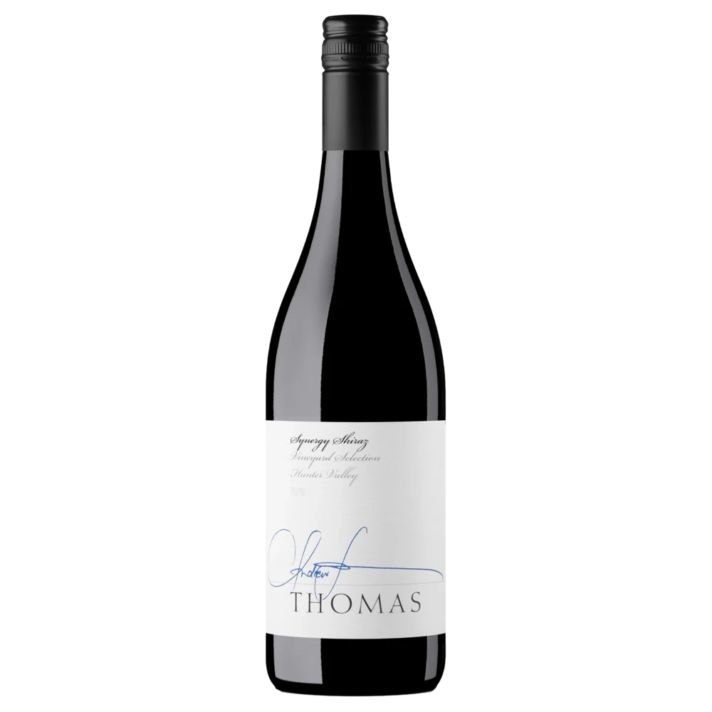 A bottle of 2023 Thomas Wines Synergy Shiraz 750ml Red Wine