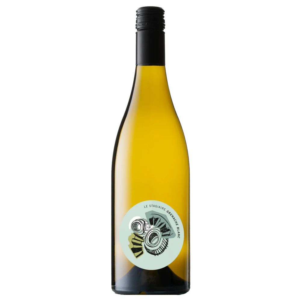 A bottle of 2024 Garagiste Le Stagiaire Grenache Blanc 750ml White Wine