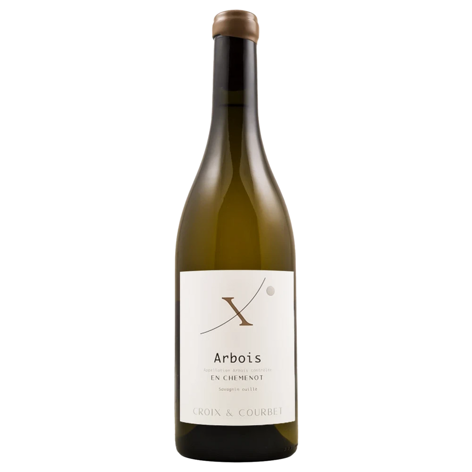 A bottle of 2022 Croix & Courbet Arbois En Chemenot Savagnin Ouillé 750ml White Wine