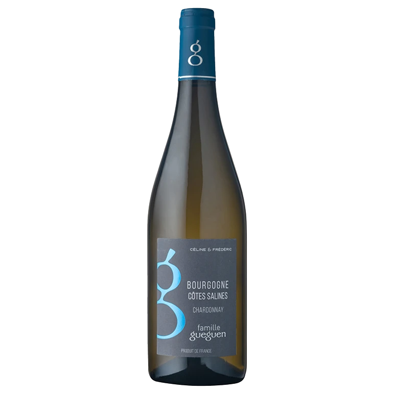 A bottle of 2023 Domaine Gueguen Bourgogne Côtes Salines 750ml White Wine