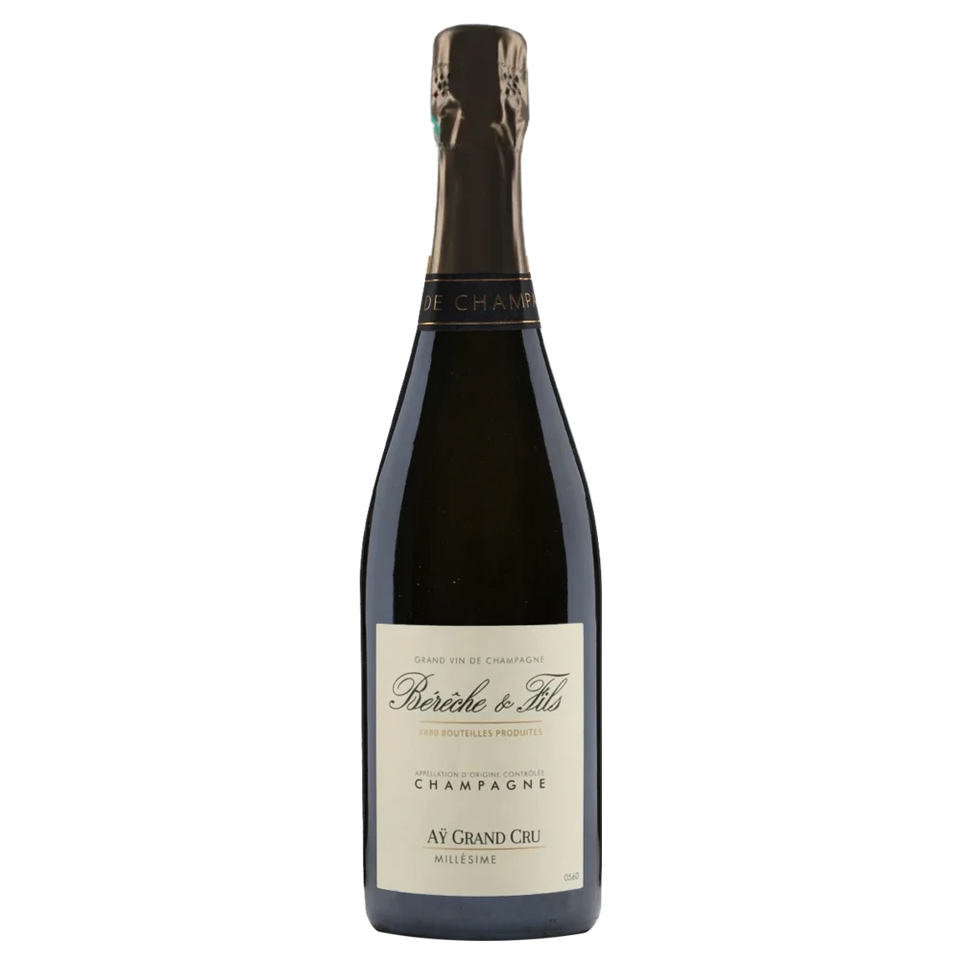 A bottle of 2016 Champagne Bérêche et Fils Grand Cru Aӱ (Disg. Nov 2023) 750ml Sparkling Wine
