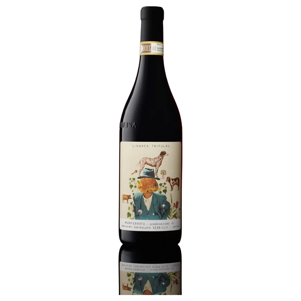 A bottle of 2021 Linnaea Trifulau Monferrato DOC Nebbiolo 750ml Red Wine