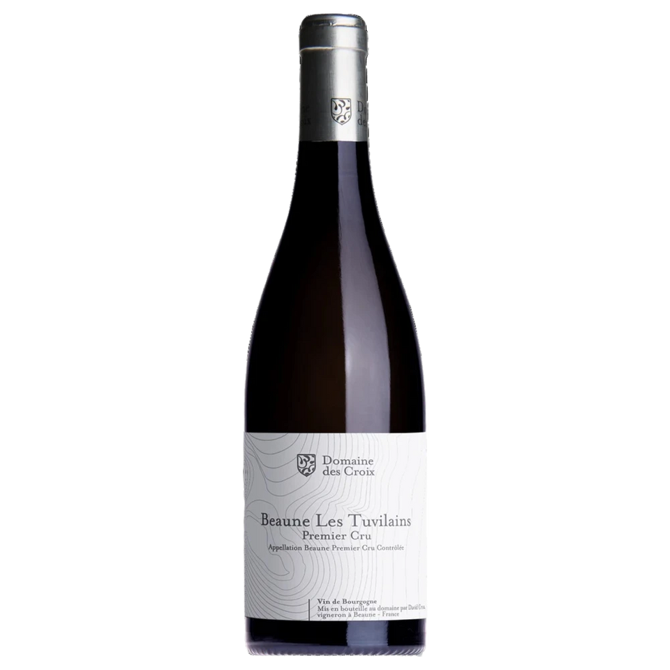 A bottle of 2022 Domaine des Croix Beaune 1er Cru Les Tuvilains 750ml Red Wine
