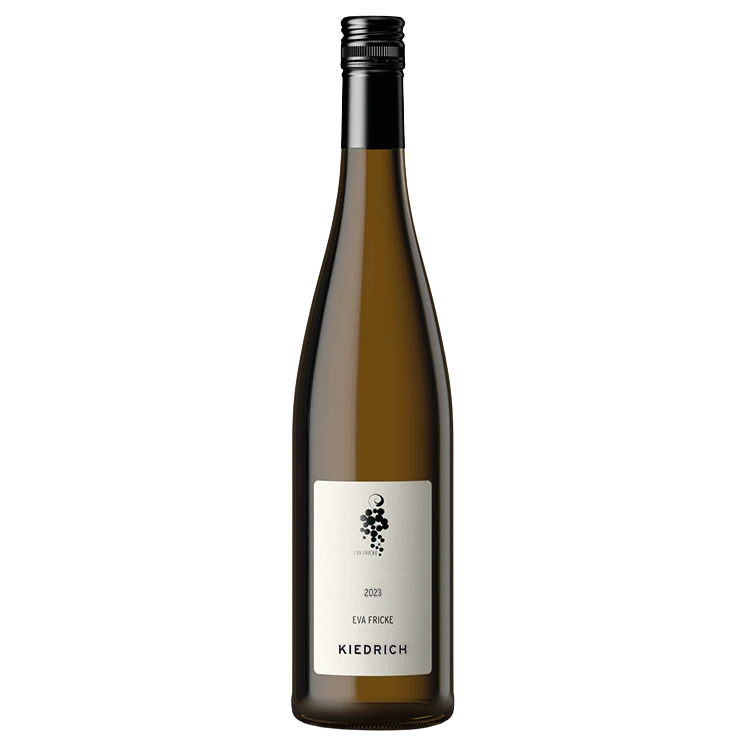 A bottle of 2023 Eva Fricke Kiedrich Riesling Trocken 750ml White Wine