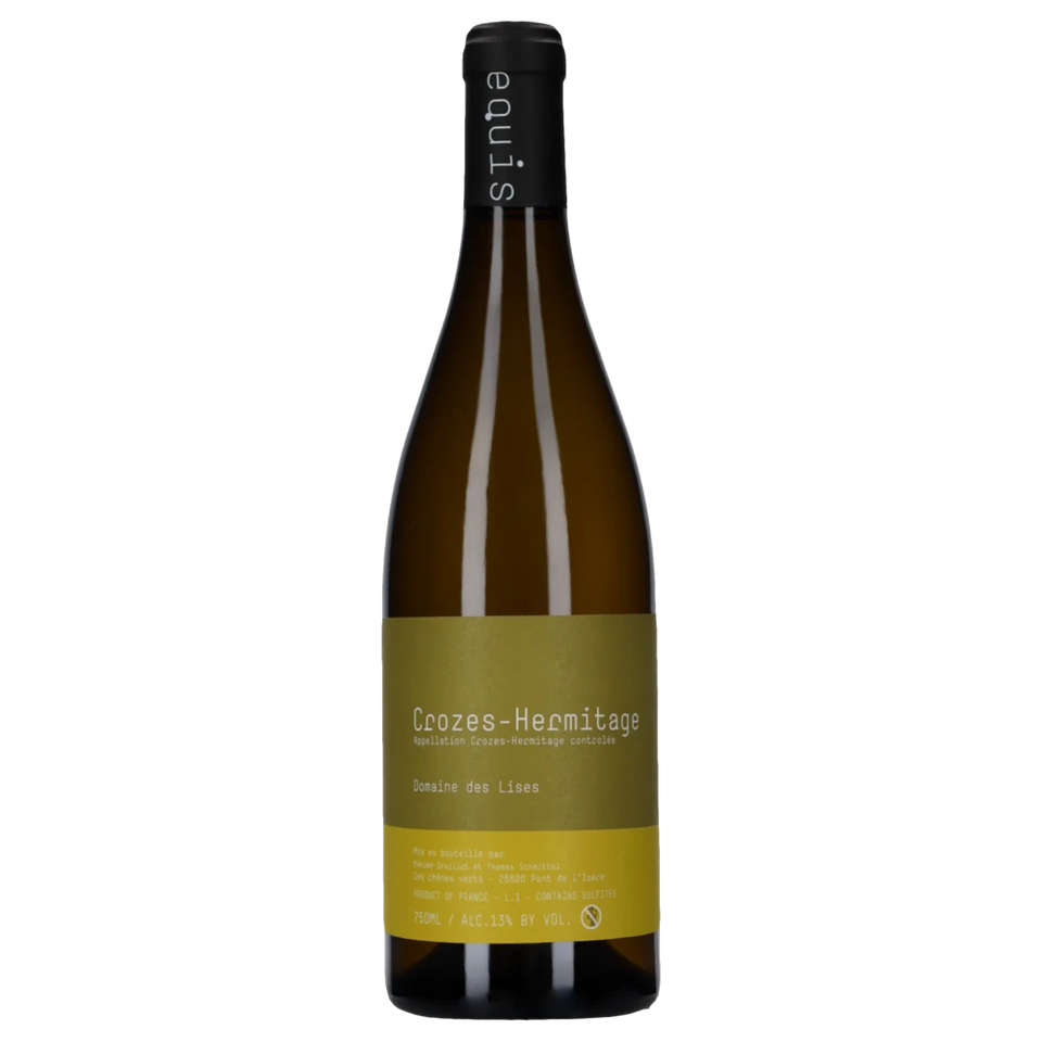 A bottle of 2022 Domaine des Lises Crozes Hermitage Blanc 750ml Red Wine