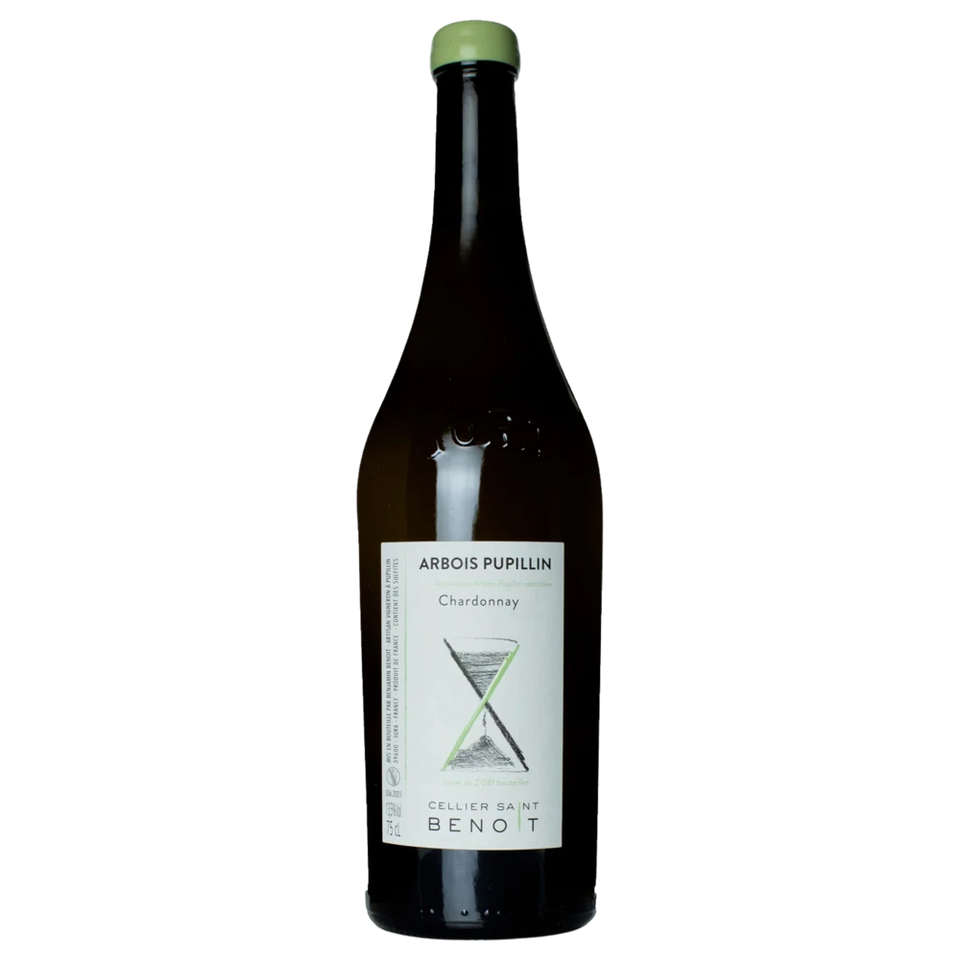 A bottle of 2022 Cellier Saint Benoit Arbois Pupillin Viandris Chardonnay 750ml Red Wine