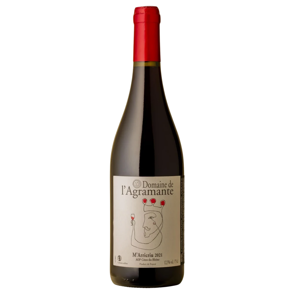 A bottle of 2023 Domaine de l'Agramante Cuvée M'arricriu Rouge 750ml Red Wine
