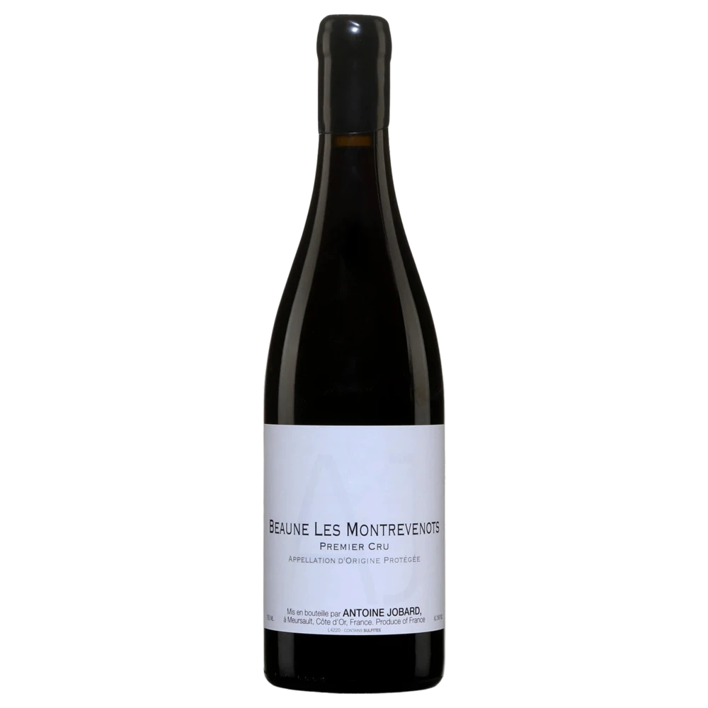 A bottle of 2022 Domaine Antoine Jobard Beaune 1er Cru Les Montrevenots 750ml Red Wine