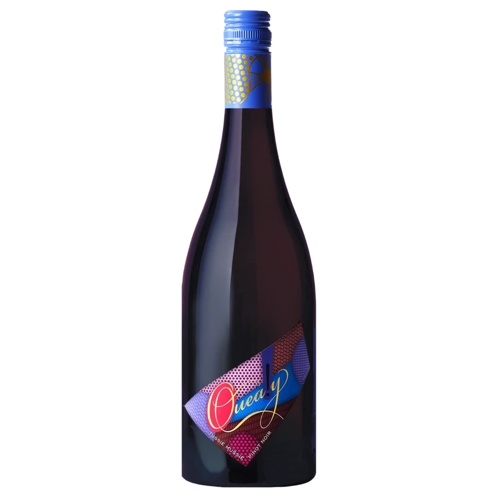 A bottle of 2024 Quealy Tussie Mussie Pinot Noir 750ml Red Wine