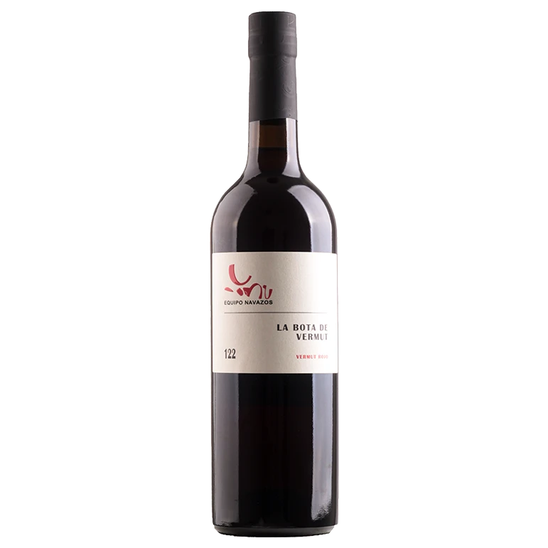 A bottle of Equipo Navazos La Bota 122 de Vermut Rojo 2020 375ml Fortified Wine
