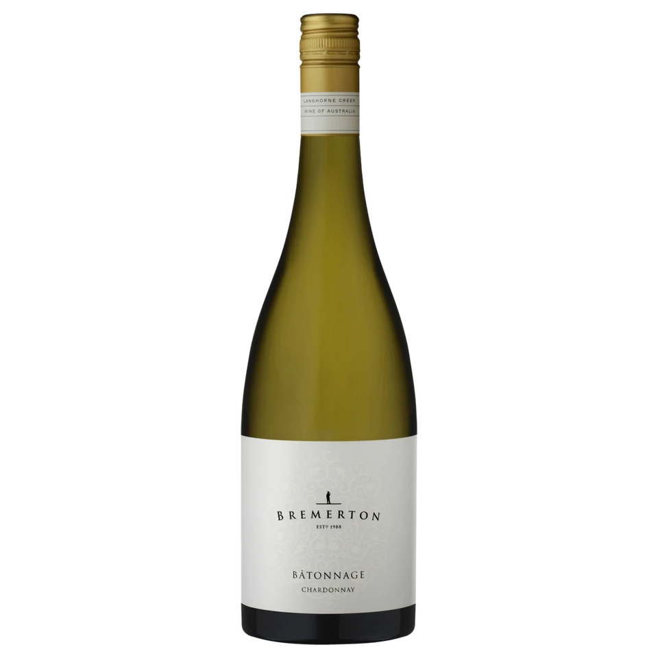 A bottle of 2024 Bremerton Batonnage Chard 750ml White Wine