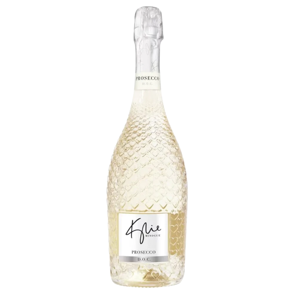 A bottle of 2024 Kylie Minogue ProseccoWhite DOC Italy 750ml Sparkling Wine