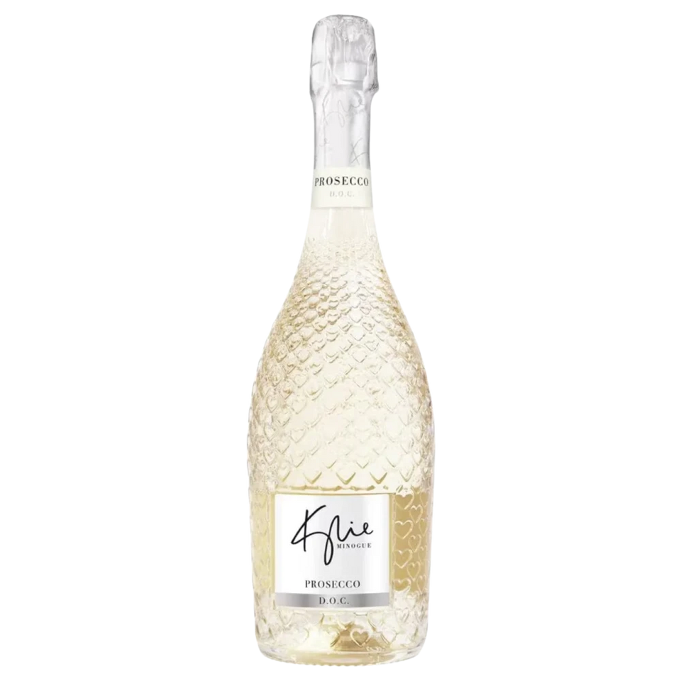 A bottle of 2024 Kylie Minogue ProseccoWhite DOC Italy 750ml Sparkling Wine