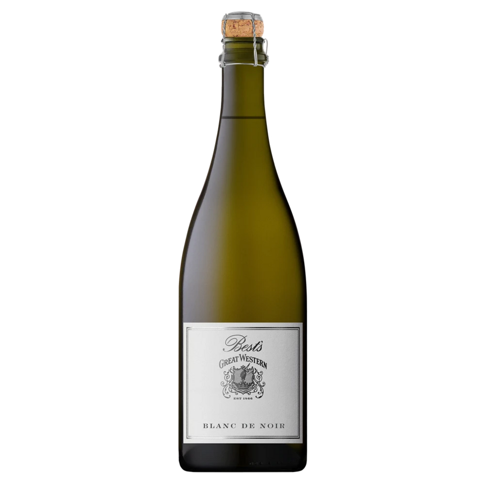 A bottle of 2024 Bests Blanc de Noir Great Western 750ml Sparkling Wine