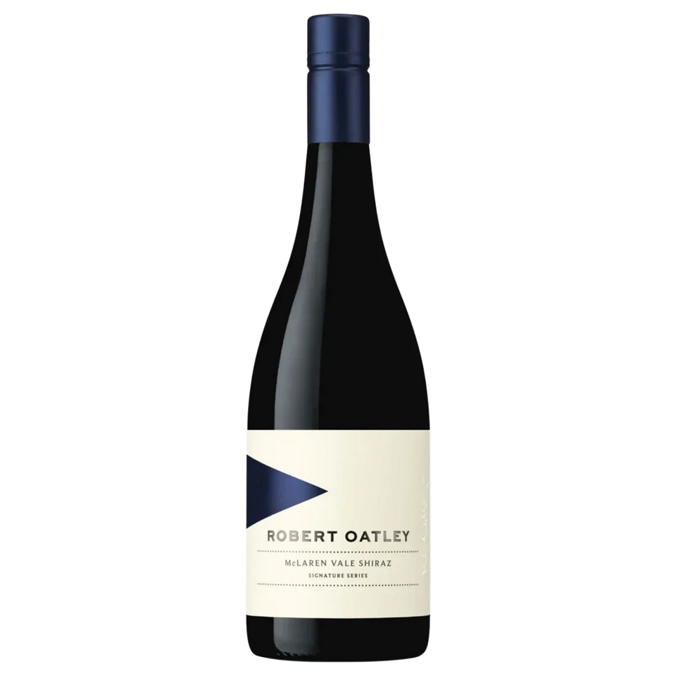 A bottle of Robert Oatley Signature Shiraz MV McLarenVale 2024 750ml Red Wine