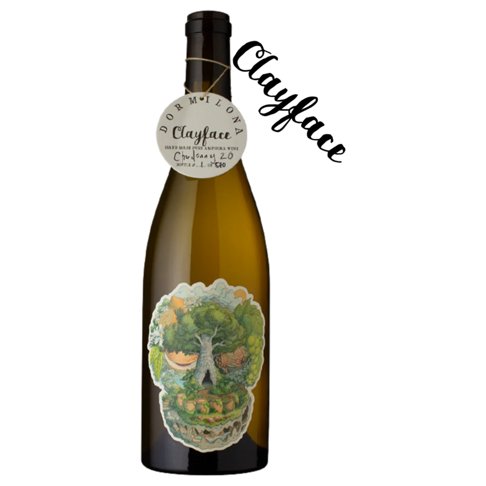 A bottle of 2024 Dormilona Clayface Chardonnay 750ml White Wine