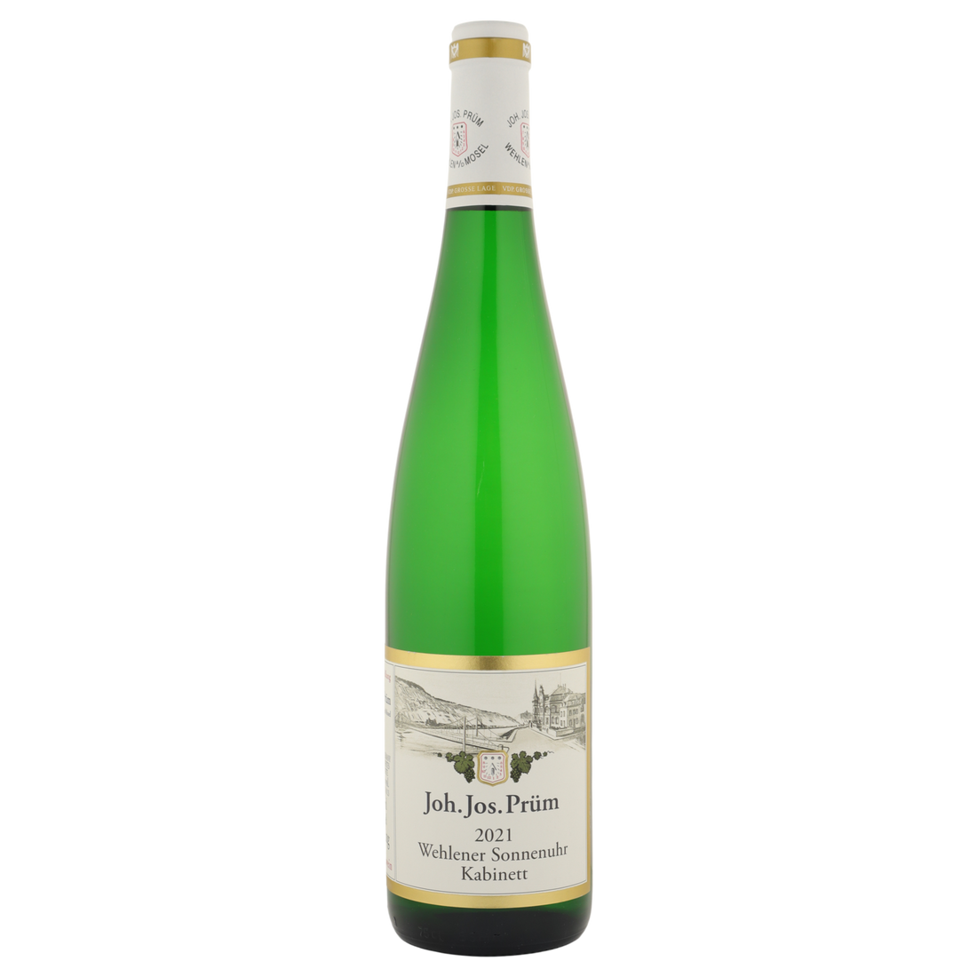 A bottle of 2022 Joh Jos Prüm Wehlener Sonnenuhr Riesling Kabinett 750ml White Wine