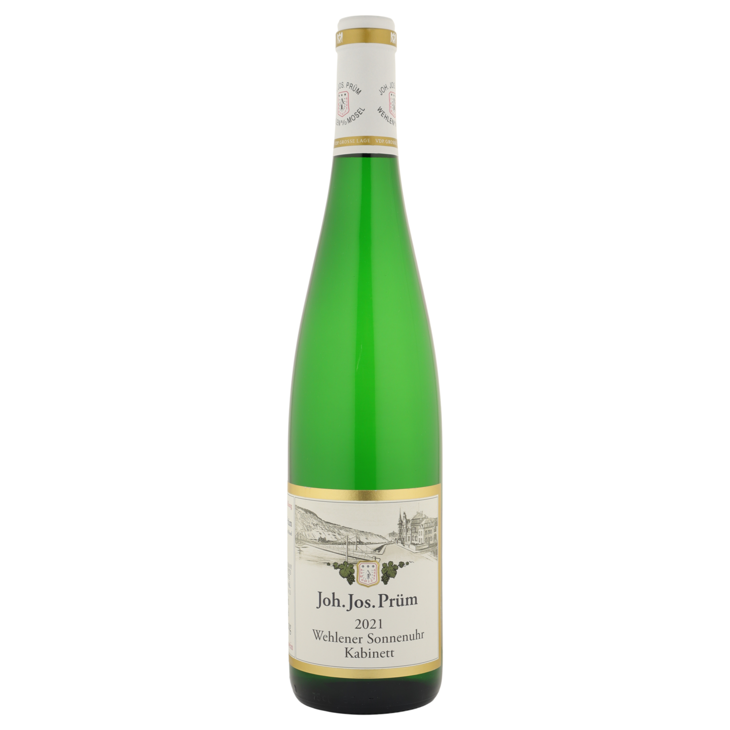 A bottle of 2022 Joh Jos Prüm Wehlener Sonnenuhr Riesling Kabinett 750ml White Wine