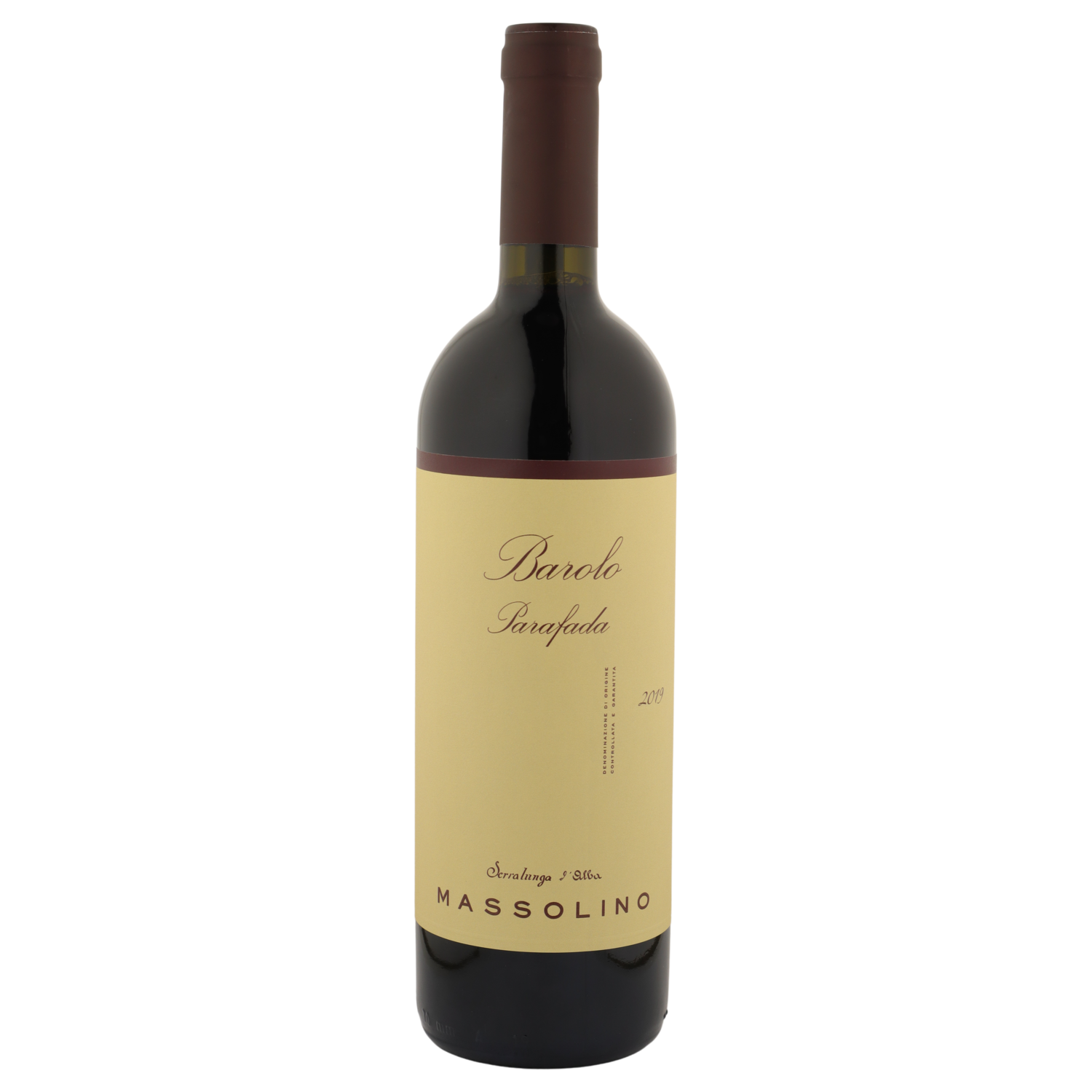 A bottle of 2020 Massolino Barolo Parafada 750ml Red Wine