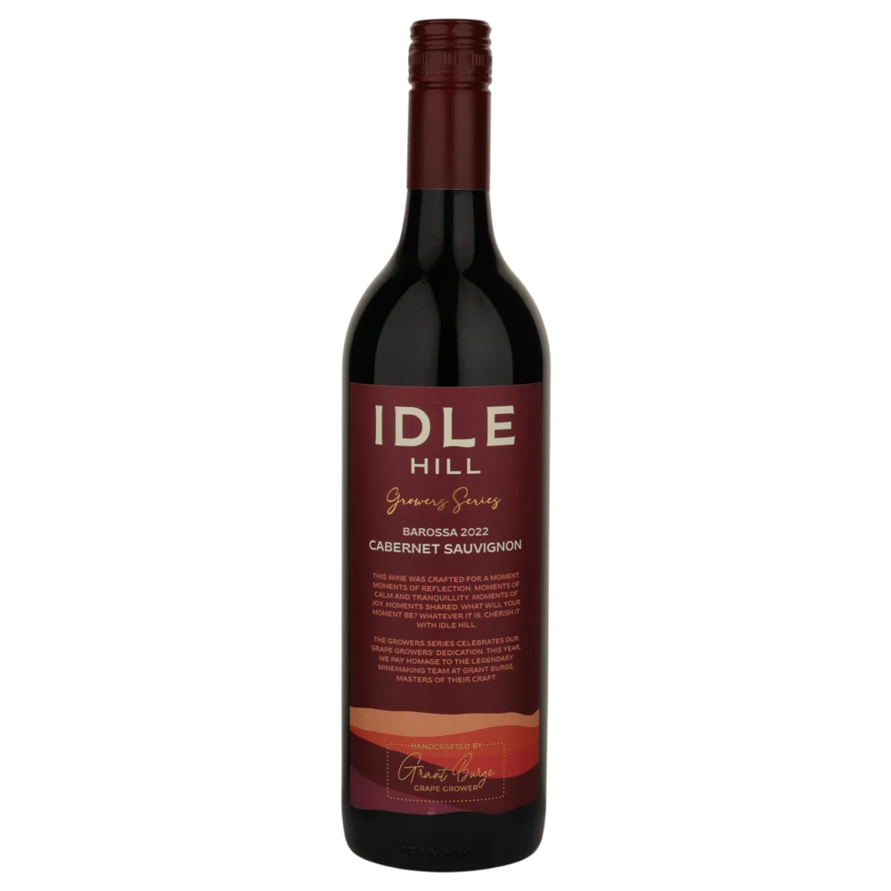 A bottle of 2022 Idle Hill Growers Series Barossa Cabernet Sauvignon 750ml Red Wine