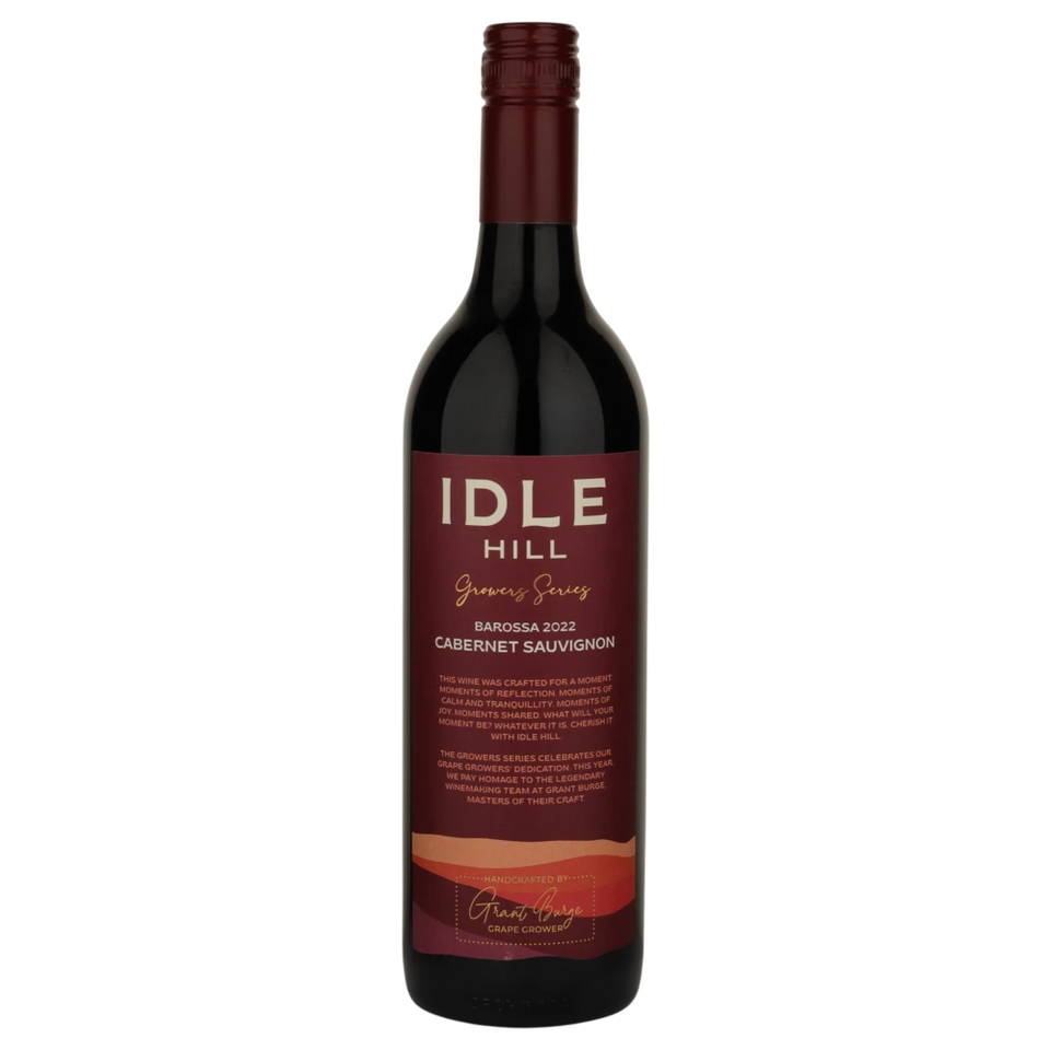 A bottle of 2022 Idle Hill Growers Series Barossa Cabernet Sauvignon 750ml Red Wine