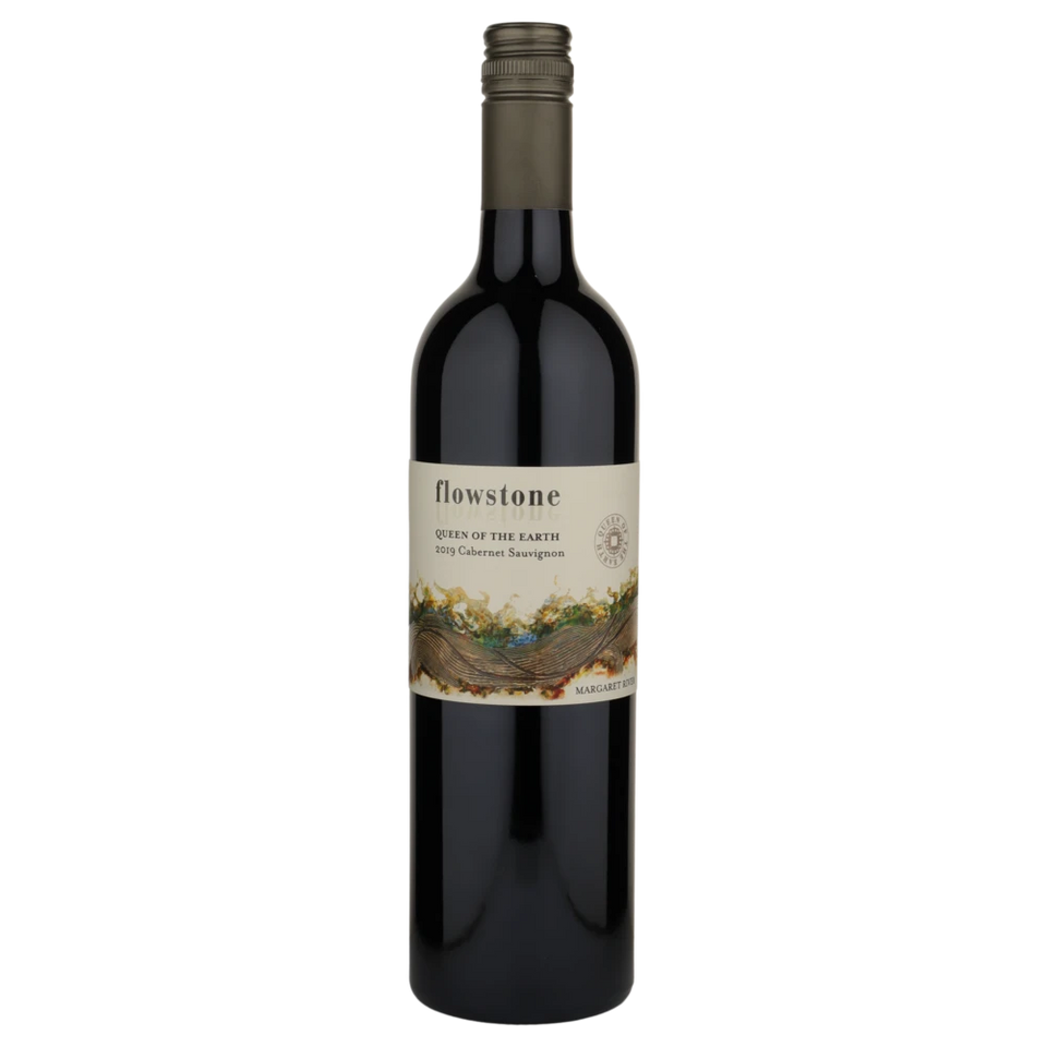 A bottle of 2019 Flowstone Queen of the Earth Cabernet Sauvignon 750ml Red Wine